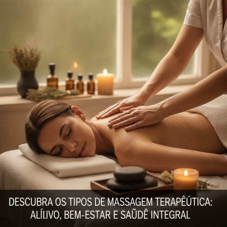 Massagem terapêutica: tipos, benefícios e como escolher a técnica certa para o seu problema